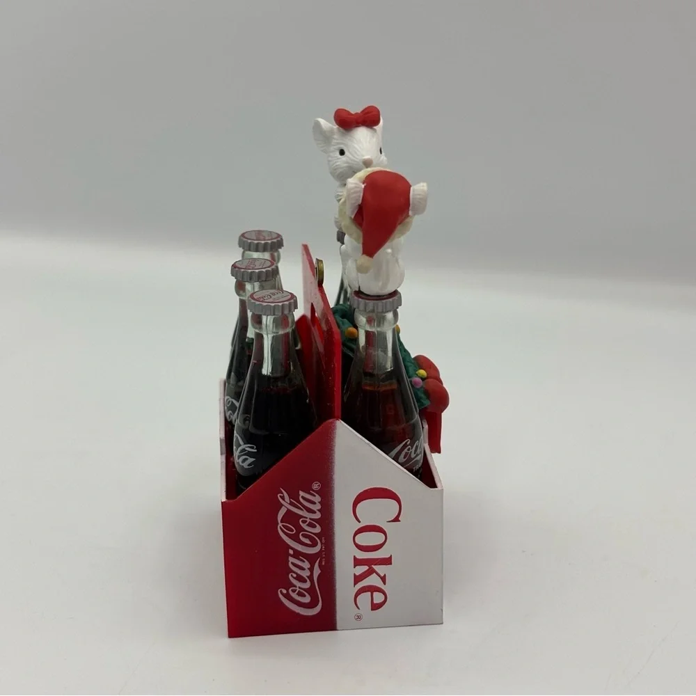 Vintage Coca-Cola Things Go Better Either Coke Six-Pack Ornament